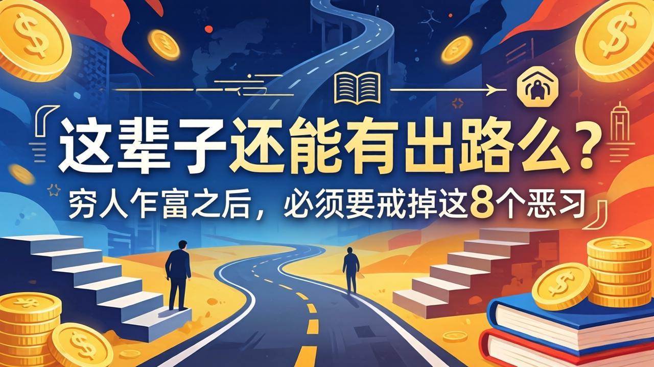 (4.27)关于人生两篇付费文章【这辈子还能有出路么？】【穷人乍富之后，必须要戒掉这8个恶习】